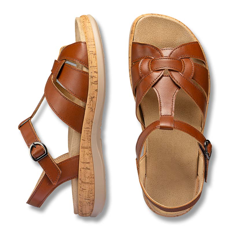 Chaussures de confort Helvesko : modle Sandy, marron Image 2