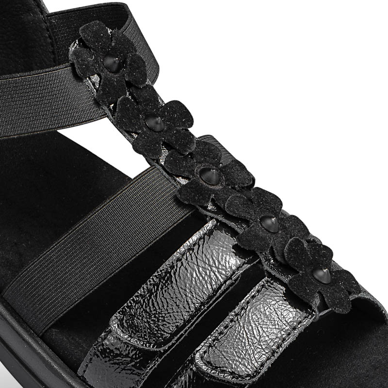 Chaussures de confort Helvesko : modle Amata, noir Image 4