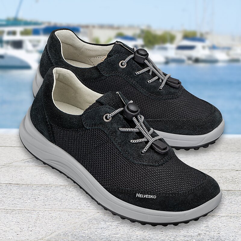 Chaussures de confort Helvesko : mod�le System II, noir