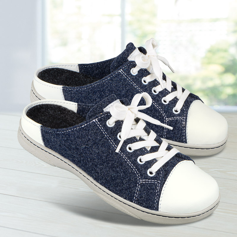 Chaussures de confort Helvesko : mod�le Loca, bleu