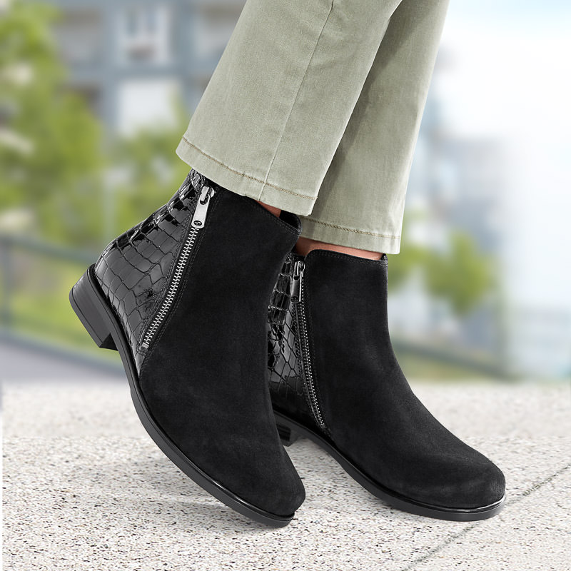 Chaussures de confort Helvesko : mod�le Juliette, noir Image 4