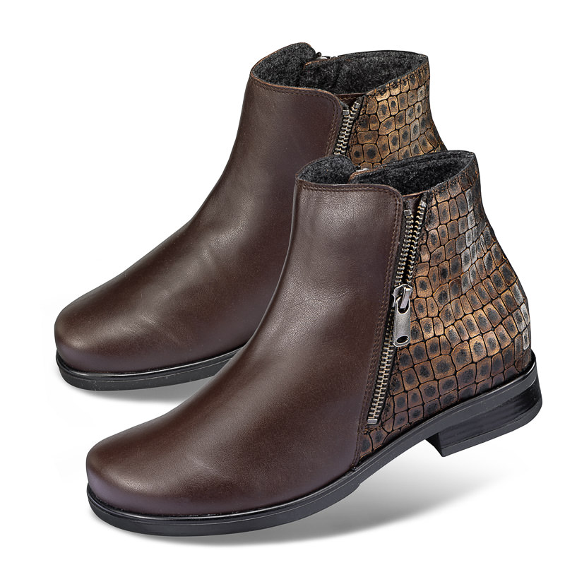 Chaussures de confort Helvesko : mod�le Juliette, marron
