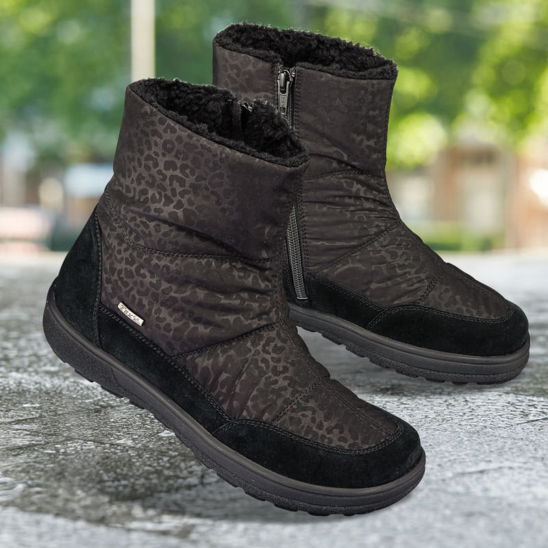 Chaussures de confort Helvesko : modle Talia Tex, noir