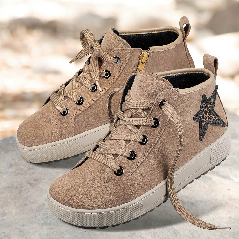 Chaussures de confort Helvesko : mod�le Stella, beige