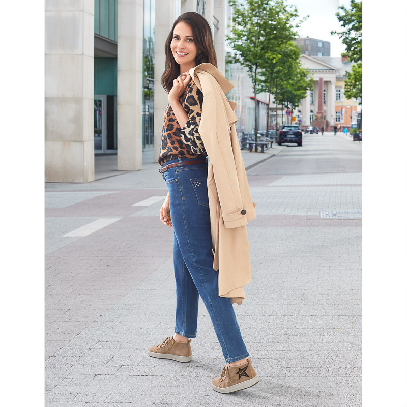 Chaussures de confort Helvesko : mod�le Stella, bordeaux Image 3