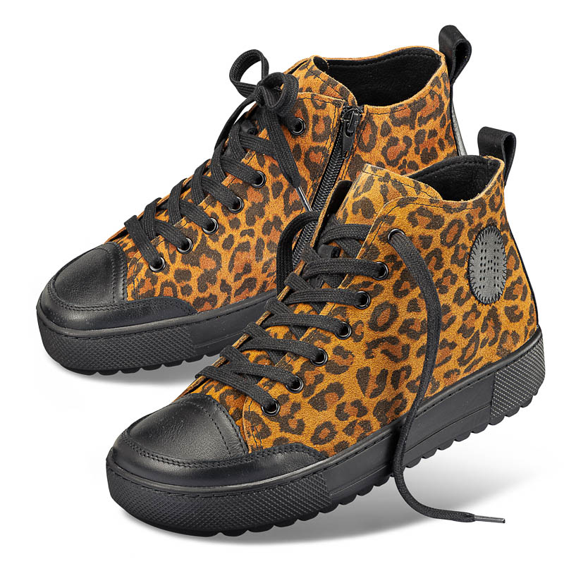 Chaussures de confort Helvesko : modle Savanna, noir/lo