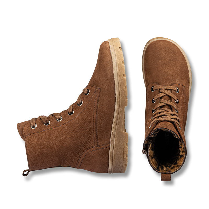 Chaussures de confort Helvesko : modle Merida, marron fonc Image 2