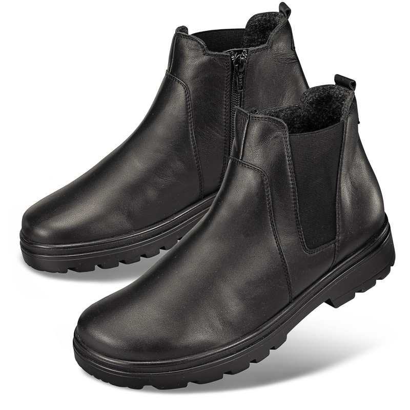 Chaussures de confort Helvesko : mod�le Glam, noir