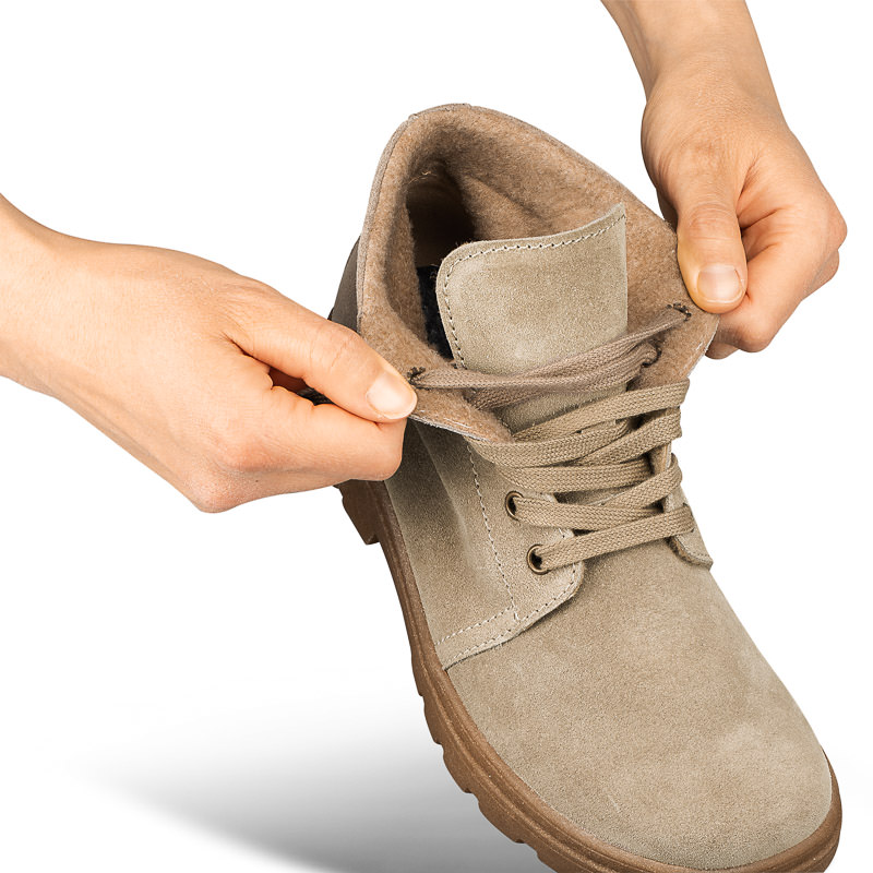 Chaussures de confort Helvesko : mod�le Isona, beige Image 4