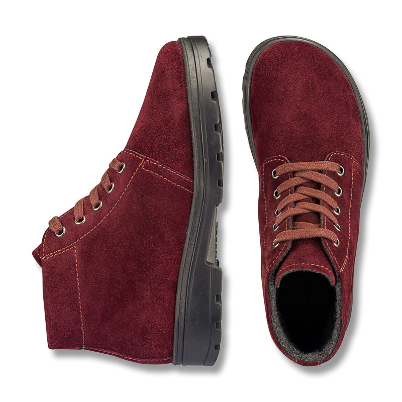 Chaussures de confort Helvesko : mod�le Isona, bordeaux Image 2