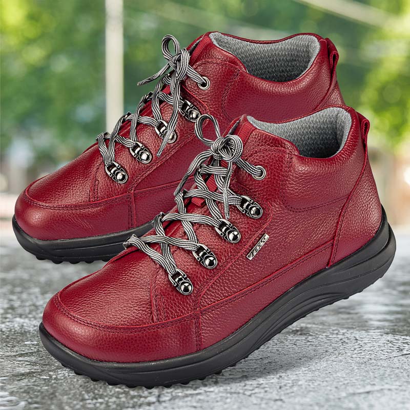Chaussures de confort Helvesko : mod�le Vision Tex, rouge