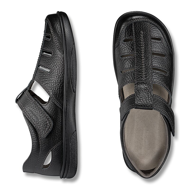 Chaussures de confort Helvesko : mod�le Lorenzo, noir Image 2