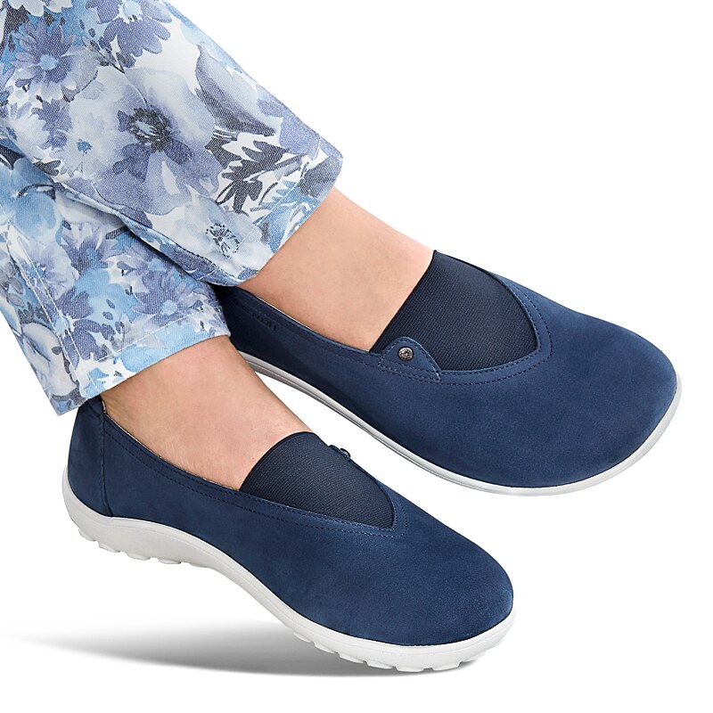 Chaussures de confort Helvesko : mod�le Beca, bleu Image 3