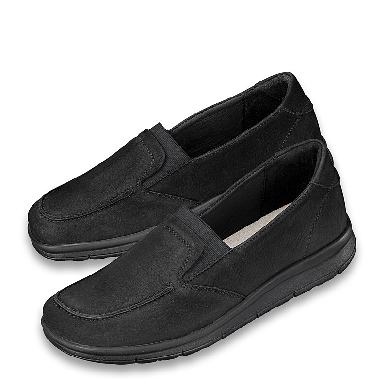 Chaussures de confort Helvesko : mod�le Hede, noir