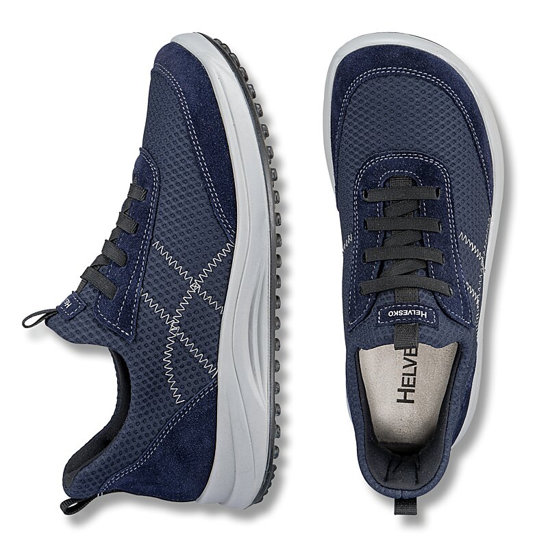 Chaussures de confort Helvesko : mod�le Omega, bleu Image 2