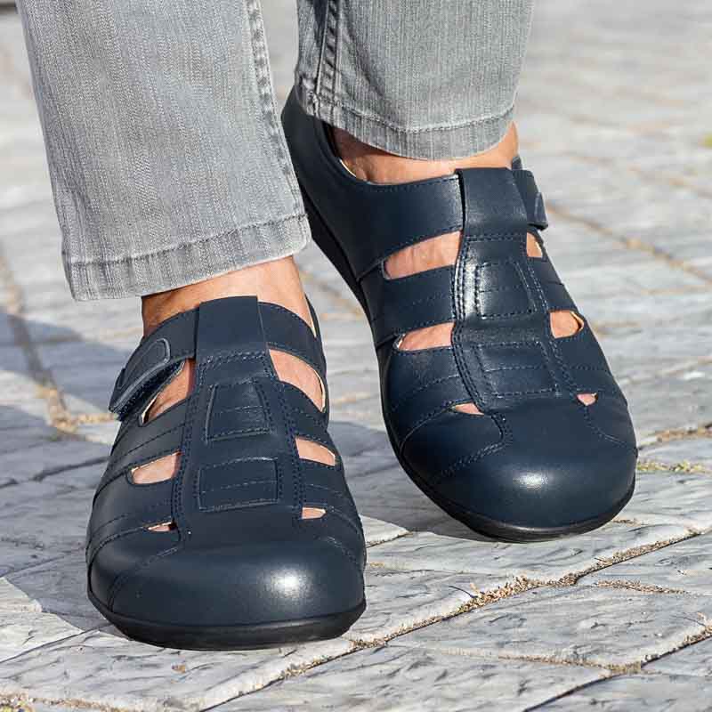  Chaussure confort Helvesko : CANDY, bleu fonc  Image 3