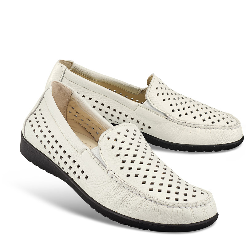 Chaussures de confort Helvesko : modle Christy, blanc