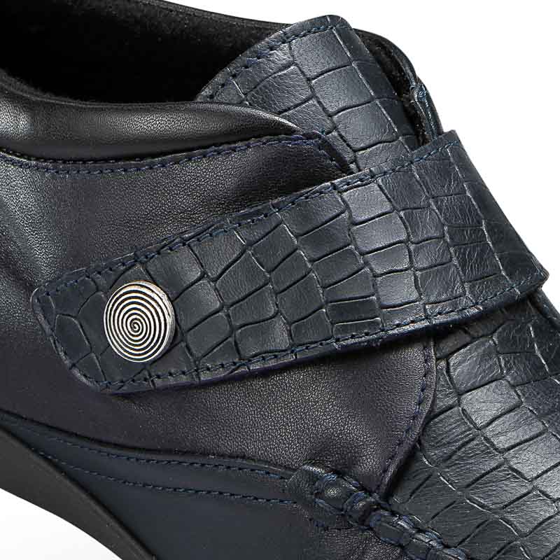 Chaussure confort Helvesko : PAMELA, bleu foncé Image 2