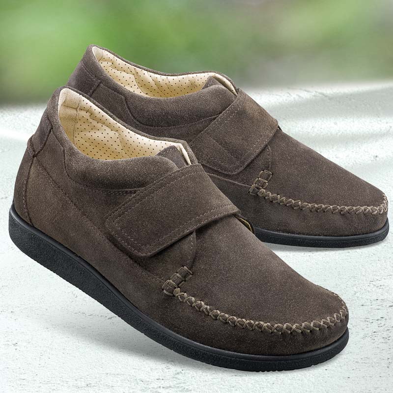 Chaussure confort Helvesko : TRAVEL, gris-marron