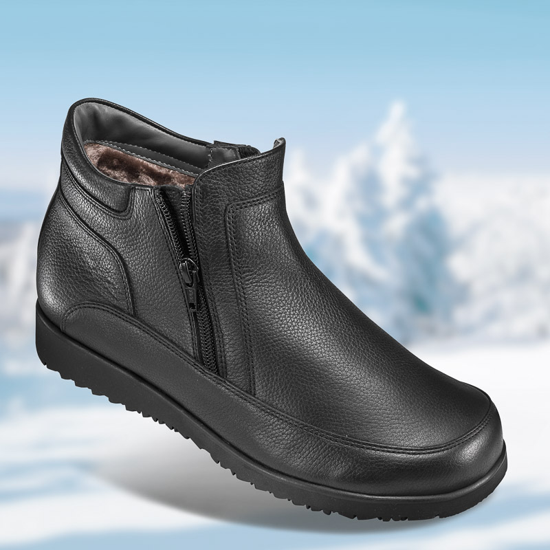 Chaussure confort Helvesko : EDWARD, noir