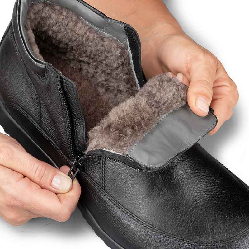 Chaussures de confort Helvesko : modèle Edward, noir Image 4