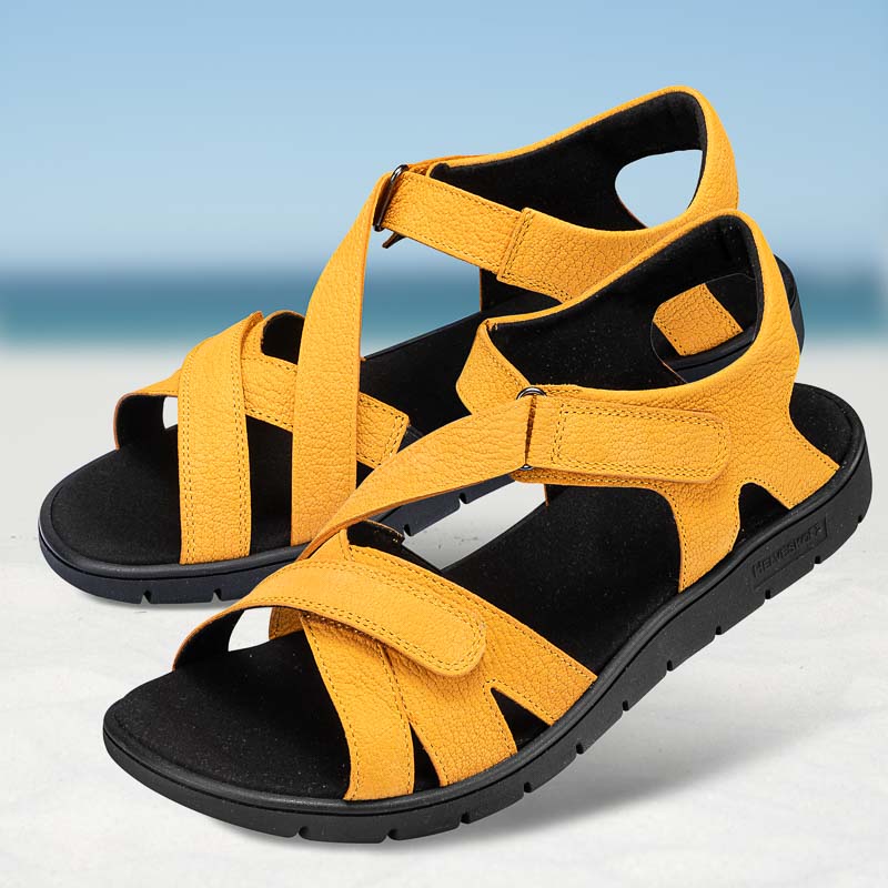 Chaussures de confort Helvesko : modle Lia, safran