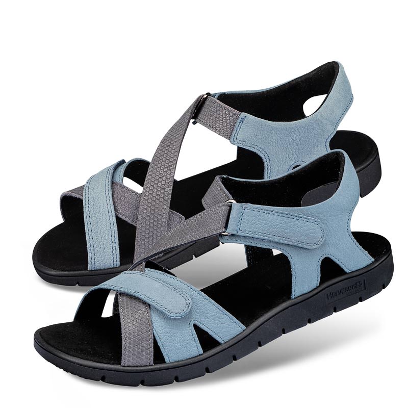 Chaussure confort Helvesko : LIA, coloris jean