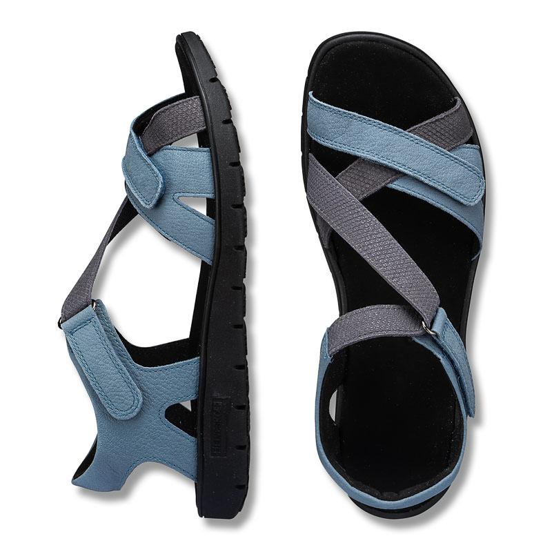 Chaussure confort Helvesko : LIA, coloris jean Image 2