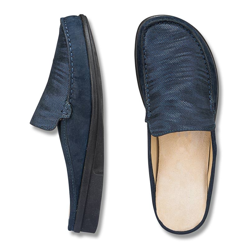 Chaussures de confort Helvesko : modle Siesta, bleu fonc Image 2