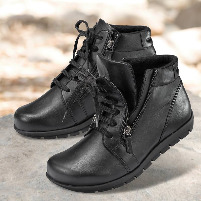 Chaussures de confort Helvesko : modèle Regina, noir