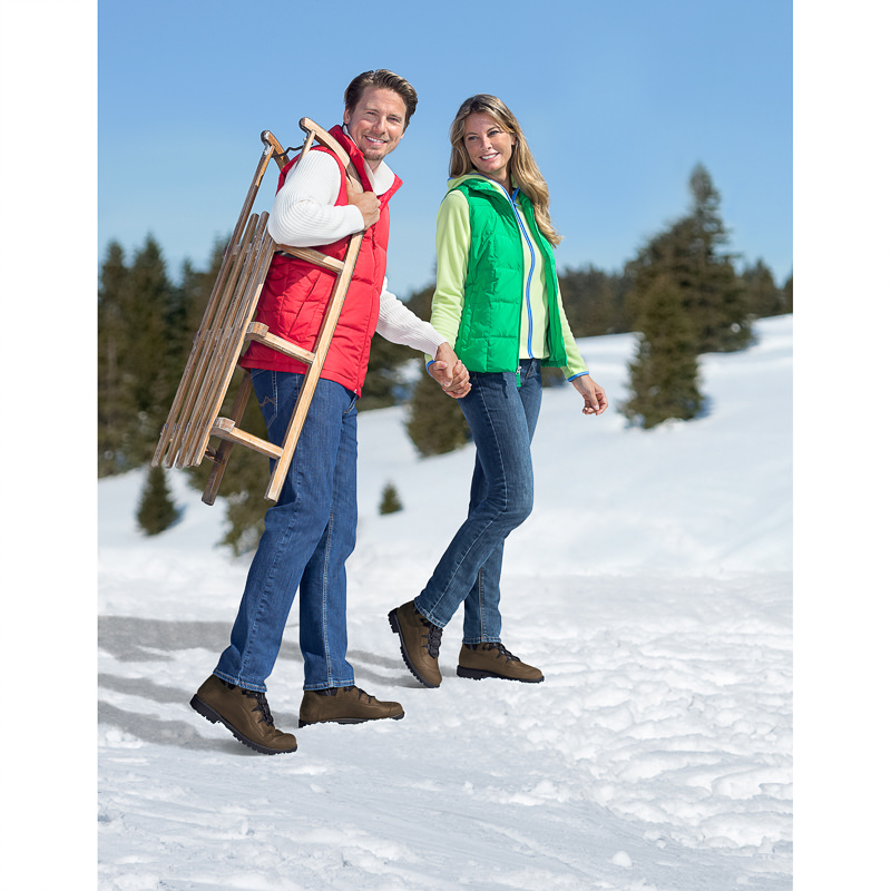 Chaussure confort Helvesko : SHERPA TEX, marron fonc Image 3