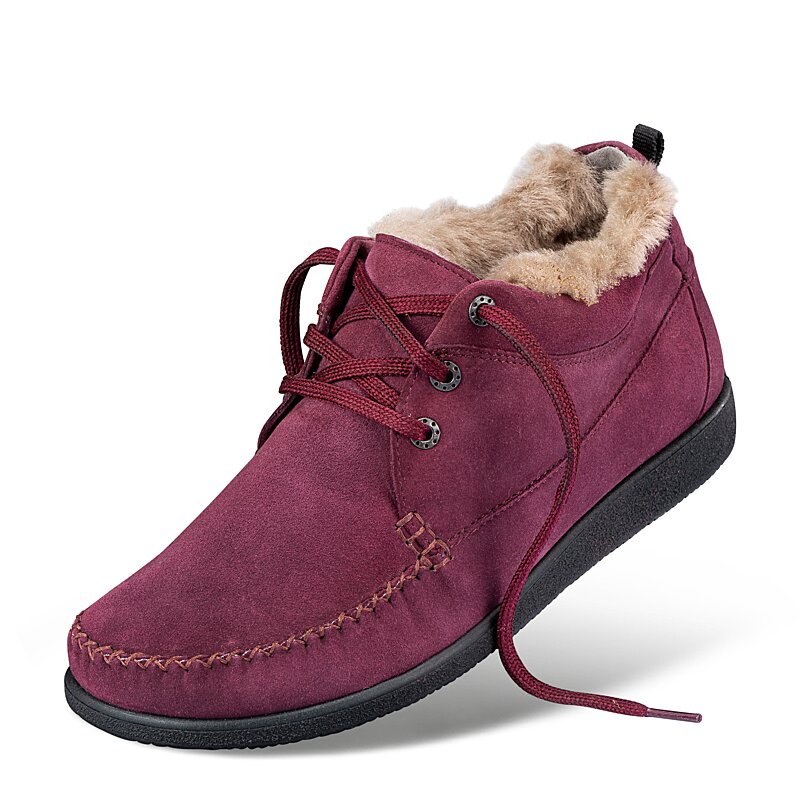 Chaussures de confort Helvesko : mod�le Favorit, bordeaux Image 3