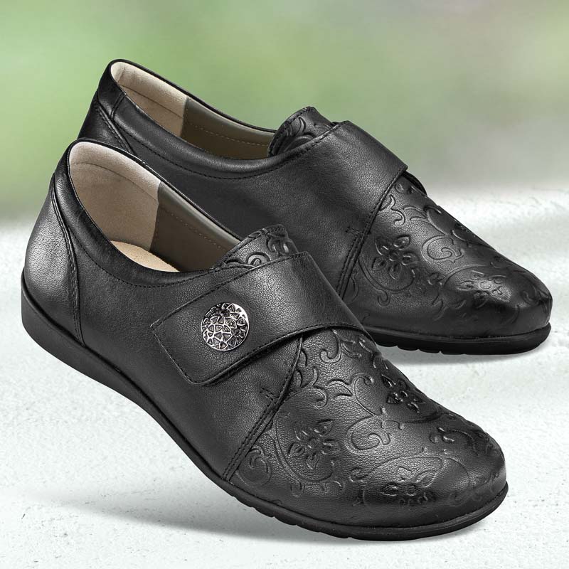 Chaussures de confort Helvesko modèle Rada, noir
