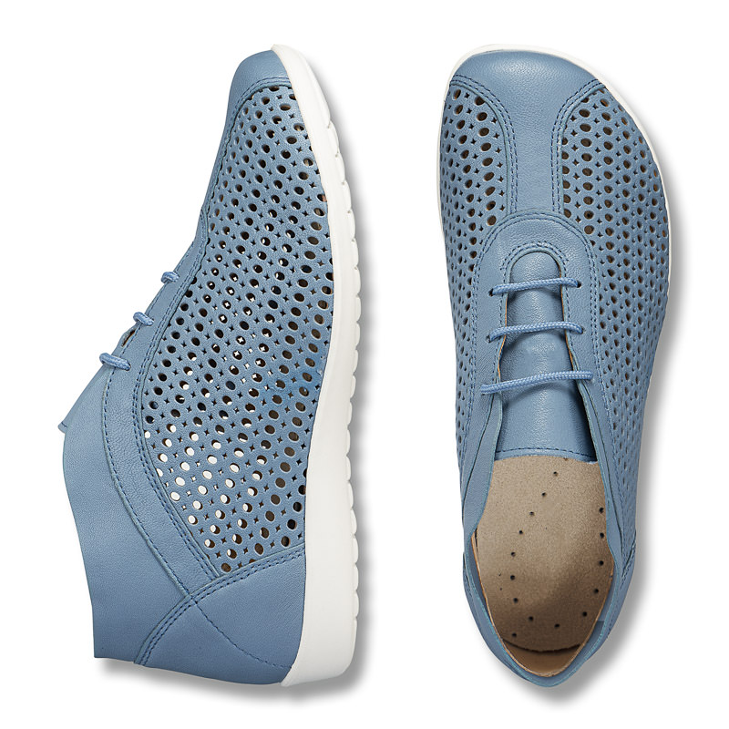 Chaussures de confort Helvesko : modle Mabel, coloris jean Image 2