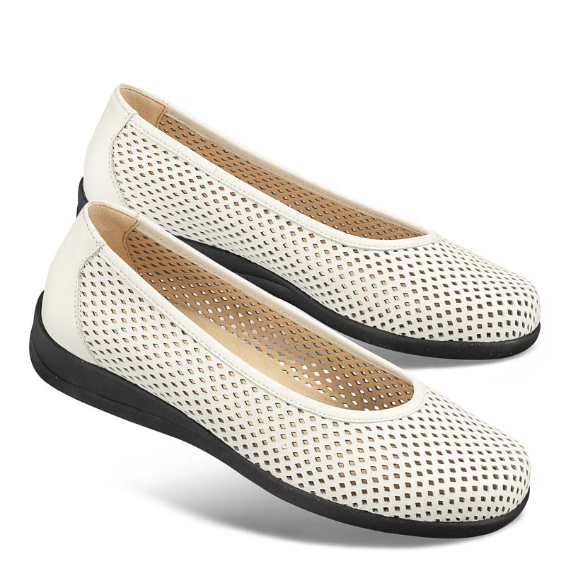Chaussure confort LadySko : CLAUDETTE, blanc