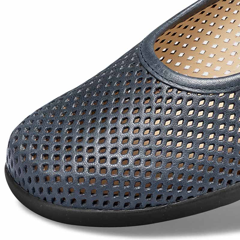 Chaussure confort LadySko : CLAUDETTE, bleu Image 3