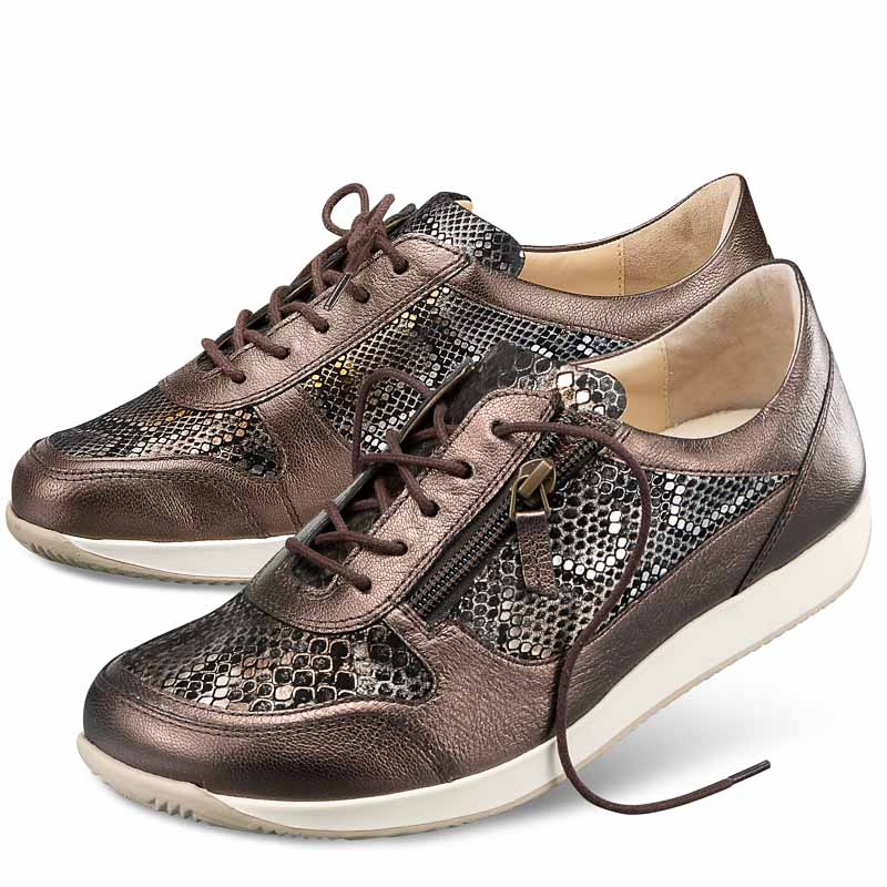 Chaussure confort Helvesko : HELIN, bronze multi