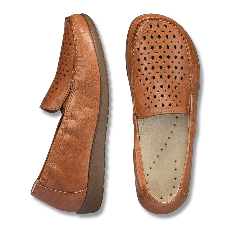 Chaussures de confort Helvesko : modle Alberta, marron Image 2