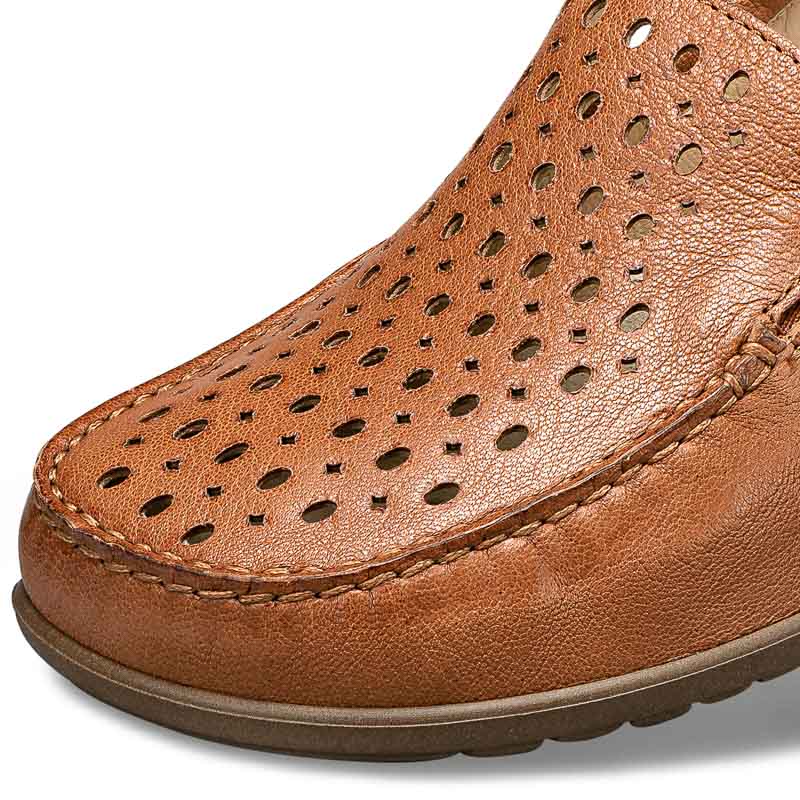 Chaussures de confort Helvesko : modle Alberta, marron Image 3