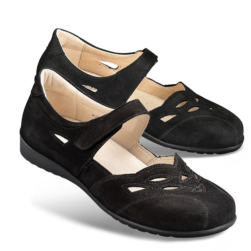 Chaussure confort Helvesko : JULE, noir