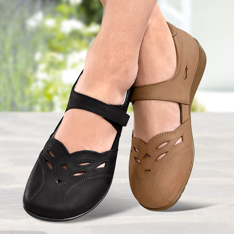 Ballerines de confort Helvesko : modle Jule