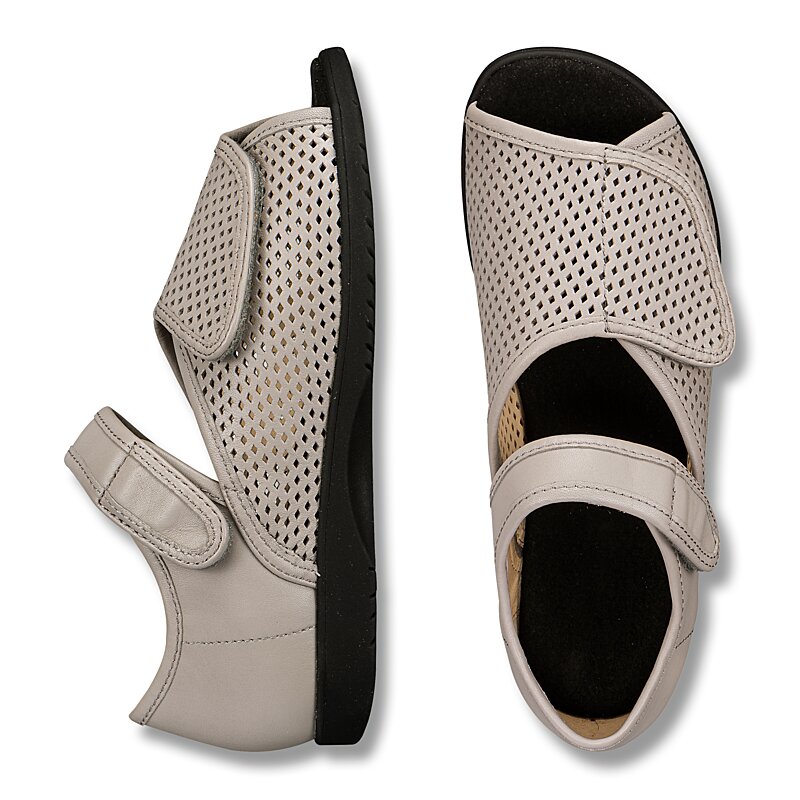 Chaussures de confort Helvesko : mod�le Globia, gris clair Image 2