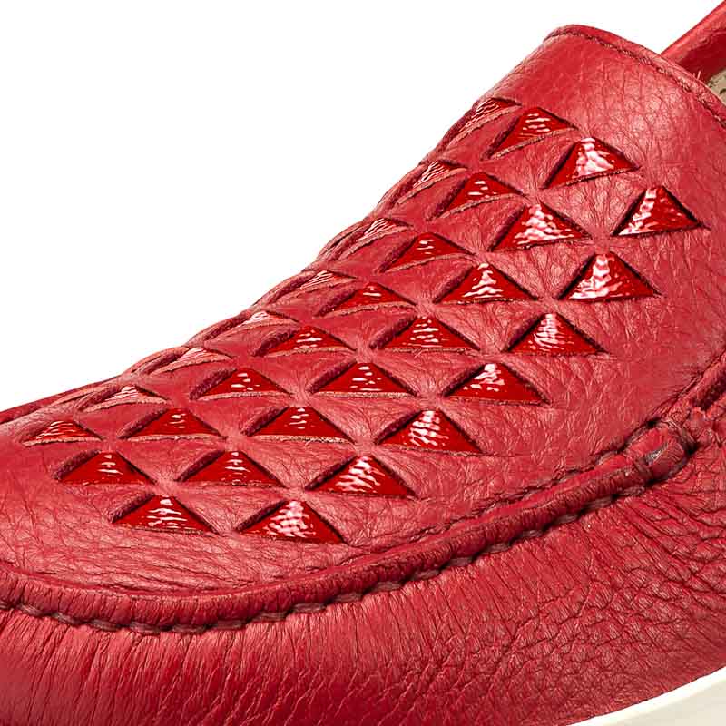 Chaussure confort Helvesko : CORY, rouge Image 3