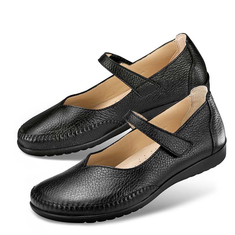 Chaussure confort Helvesko : DELA, noir