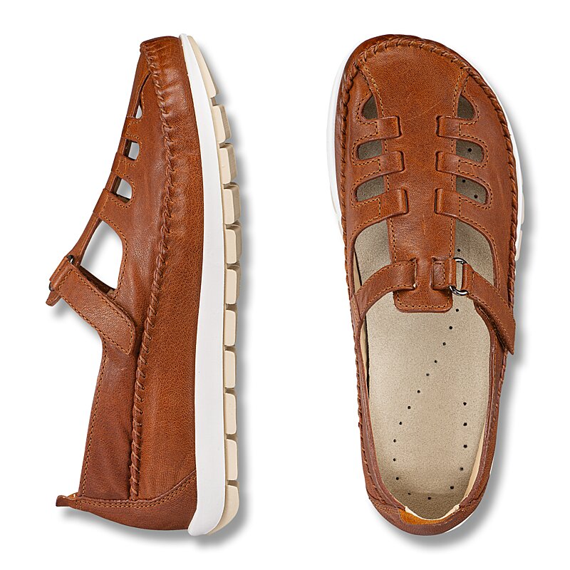 Chaussures de confort Helvesko : mod�le Isobel, marron Image 2