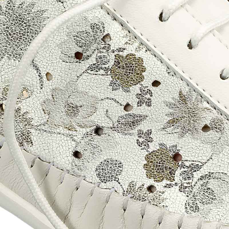 Chaussure confort Helvesko : CAREN, blanc/beige Image 4