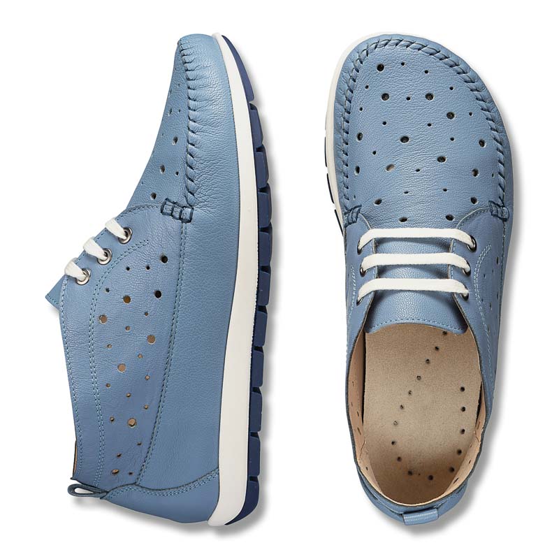 Chaussures de confort Helvesko : modle Pippa, bleu Image 2