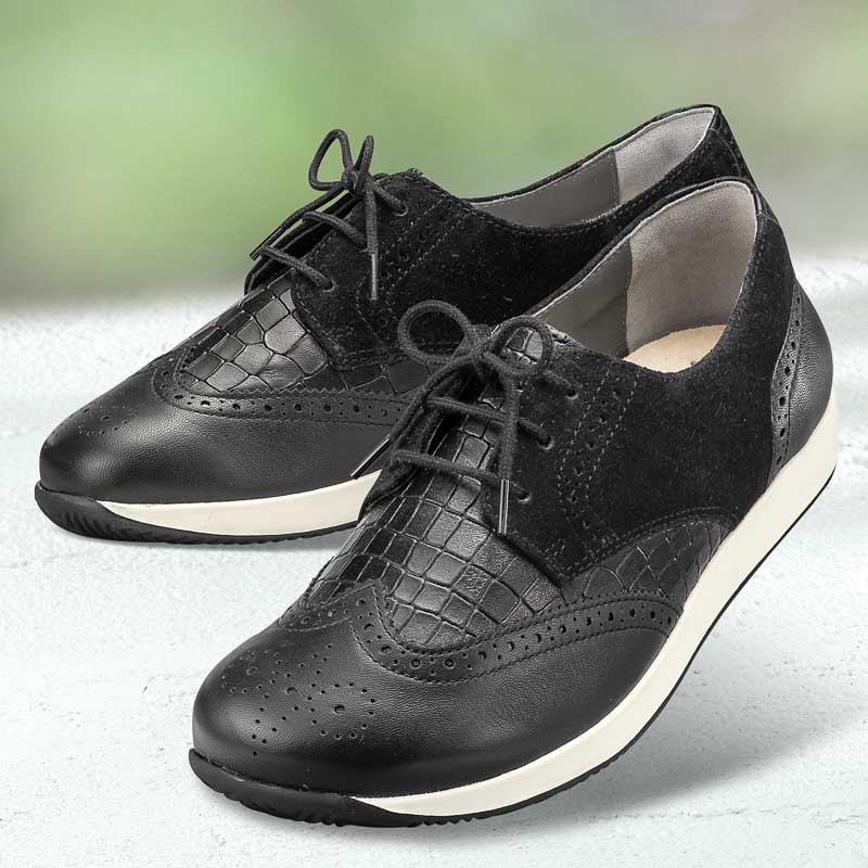 Chaussure confort Helvesko : CORDEA, noir