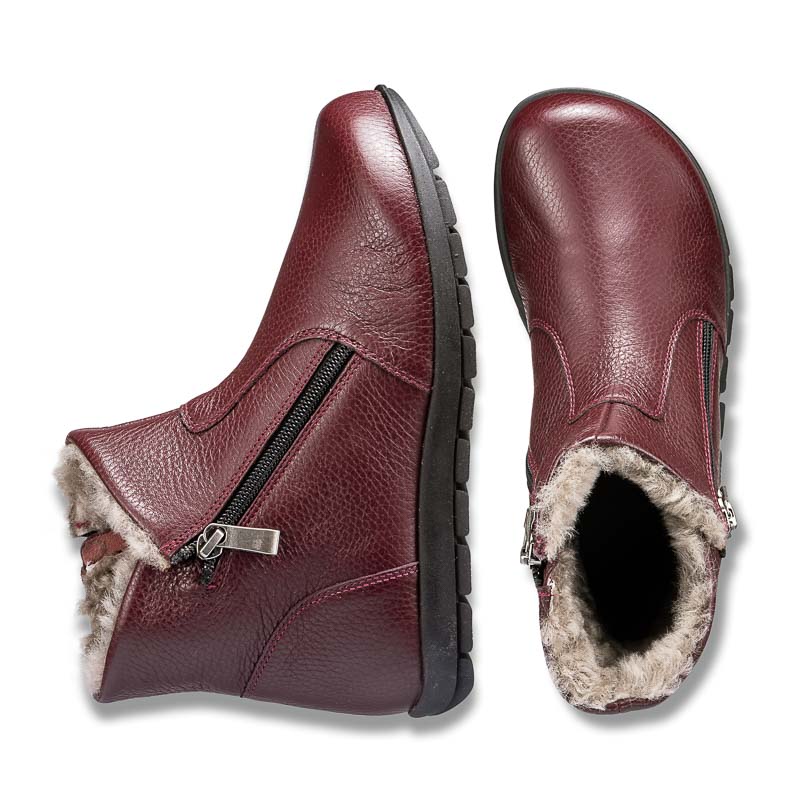 Chaussures de confort Helvesko : modèle Kadi, lie-de-vin Image 2