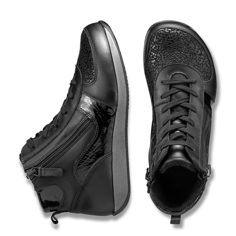 Chaussure confort Helvesko : YUMA, noir Image 2